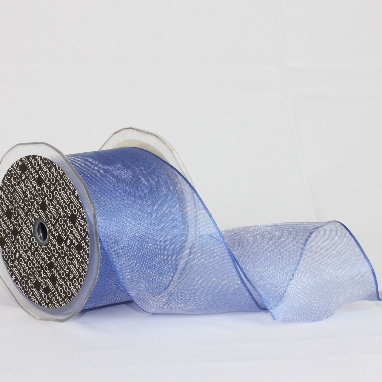 The Ribbon People Sheer Light Blue Wired Craft Ribbon 2.375" x 27 Yards